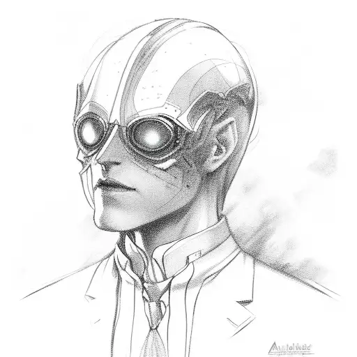 albert wesker tattoo design idea