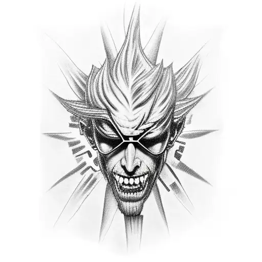 albert wesker tattoo design idea