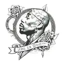 2pac and lyrics tattoo design idea