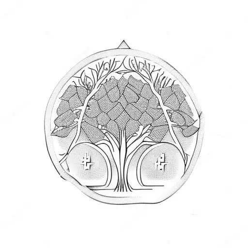 lebanese and portuguese olive tree mix tattoo tattoo design idea