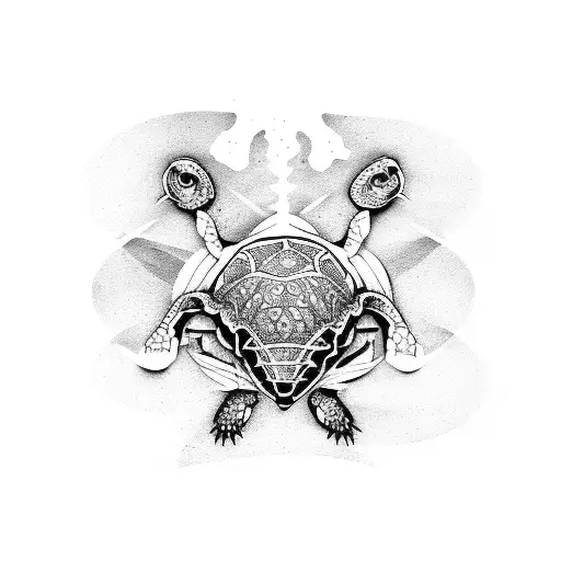 tortuga tattoo design idea