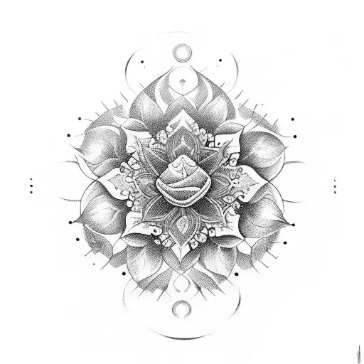 flor no me olvides tattoo design idea