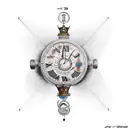 TATTOO ON THE TRAPEZE WITH DATE IN ROMAN NUMBERS I - IX - MCMLIII AND THE CROWN OF A KING tattoo design idea