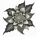 silence life tattoo design idea