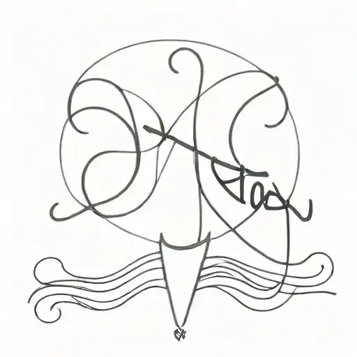 simple, add lyrics from Inertia by AJR, use black tattoo design idea