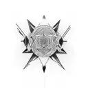 nature,focus,meditation,training,languages,strenght,learning,books  tattoo design idea