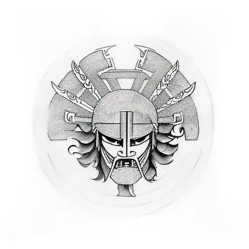 spartan  tattoo design idea