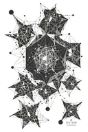 orion star constellation tattoo design idea