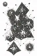 orion star constellation tattoo design idea