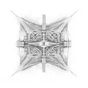 Hyperrealistic Brooklyn Bridge tattoo design idea