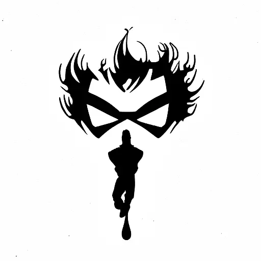 Marvel heroes, books, water tattoo design idea