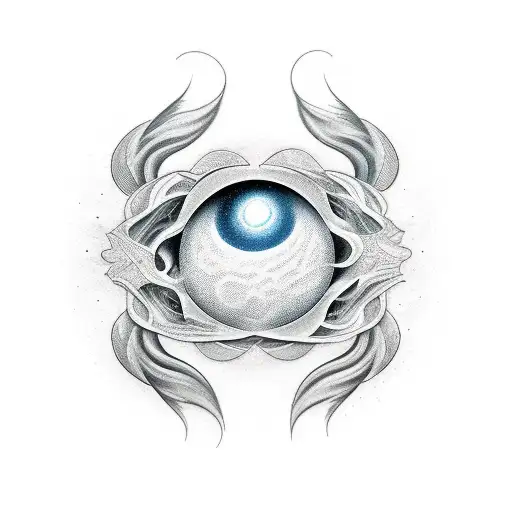 Philosophy and astronomy tattoo design idea