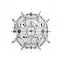 Pisces constellation with 13th date tattoo design idea