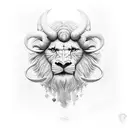 Leo and Aries tattoo design idea