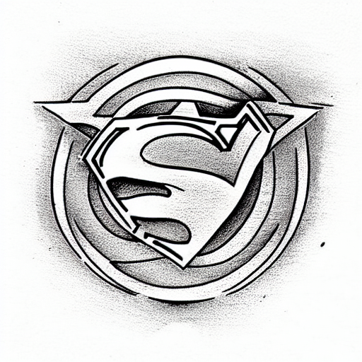 Superman and Wonder Woman  tattoo design idea