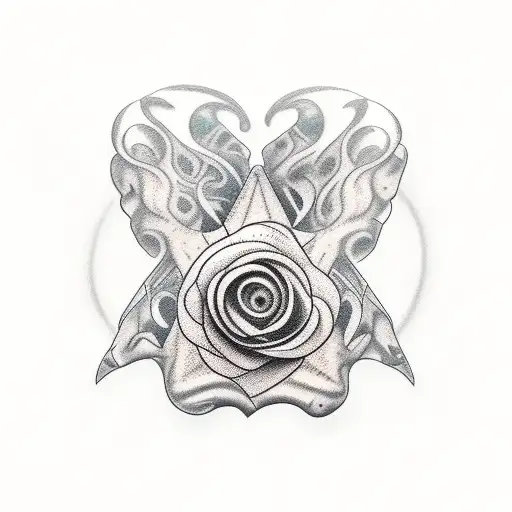 Chocolate with green packing tattoo design idea