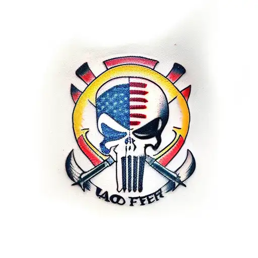 Punisher  tattoo design idea