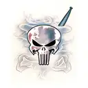Punisher  tattoo design idea