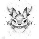 stich tattoo design idea
