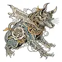 taking risk nothing gain nothing/newspaper tattoo design idea