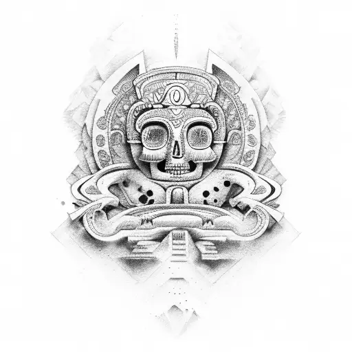 runas mayas tattoo design idea