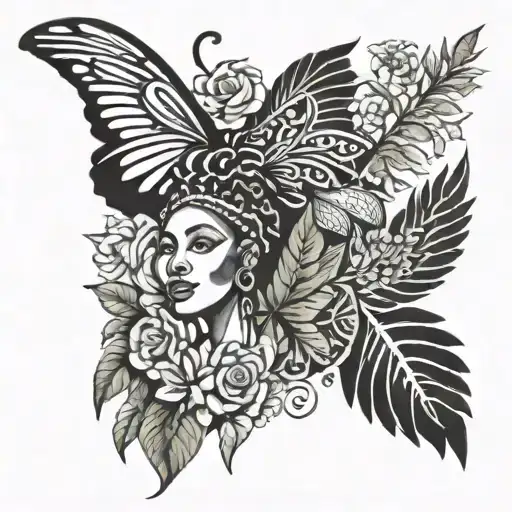 Haiti and family  tattoo design idea