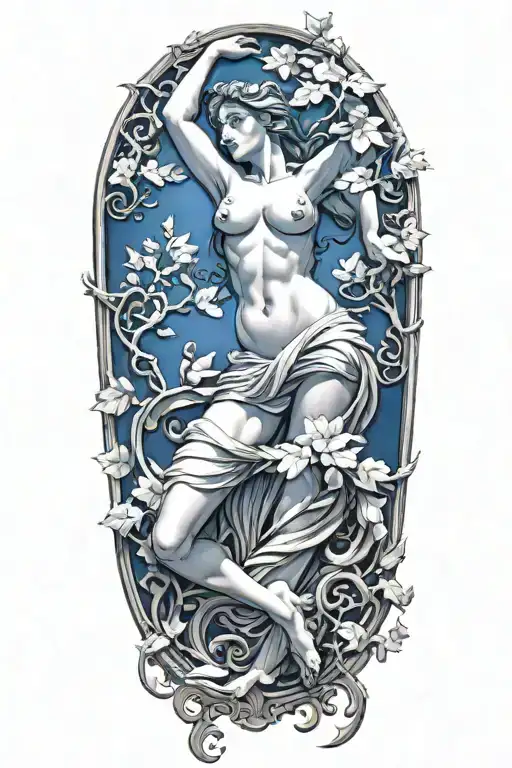 biblical eve original sin tattoo design idea