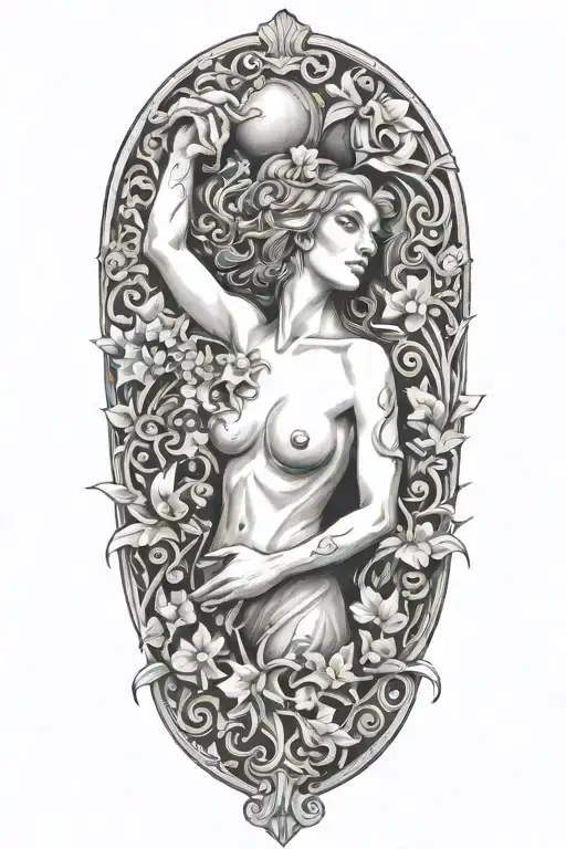 biblical eve original sin tattoo design idea