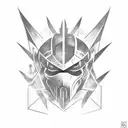 skyrim artwork tattoo design idea