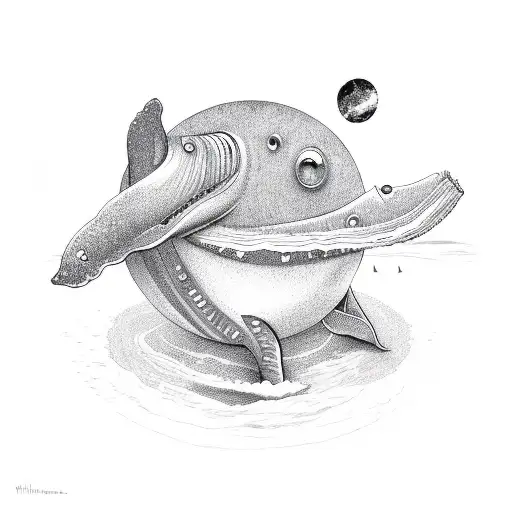 whale The Hitchhiker's Guide to the Galaxy douglas adams tattoo design idea