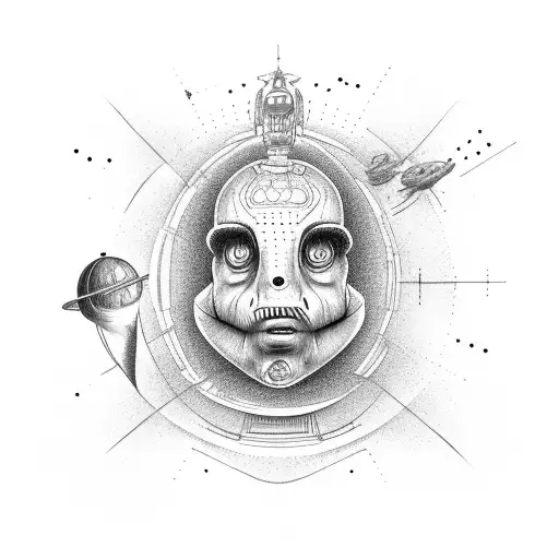 The Hitchhiker's Guide to the Galaxy douglas adams tattoo design idea