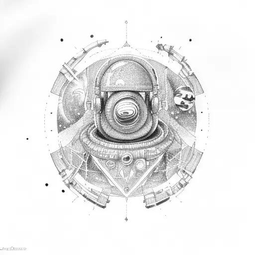 The Hitchhiker's Guide to the Galaxy tattoo design idea