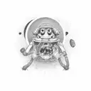 The Hitchhiker's Guide to the Galaxy douglas adams tattoo design idea