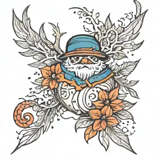 winter tattoo design idea