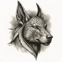 Anubis tattoo design idea