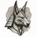 Anubis tattoo design idea