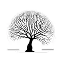 fig tree , damru tattoo design idea