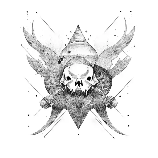 skate tattoo design idea