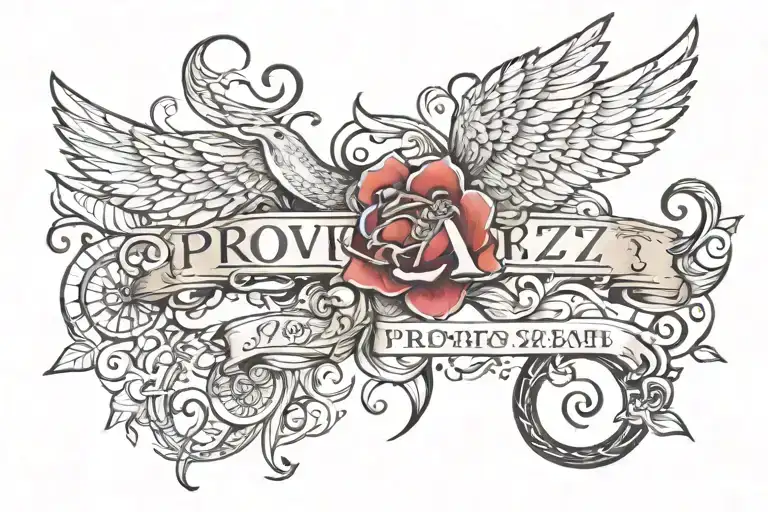 proverbs 27:9 tattoo design idea