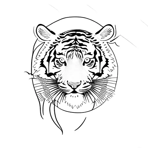 tiger lily  tattoo design idea