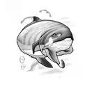 orcas tattoo design idea