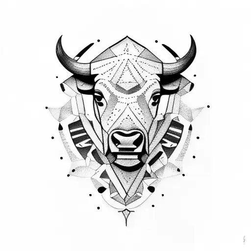 buffalo, libra tattoo design idea