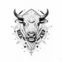 buffalo, libra tattoo design idea
