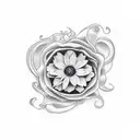 remembering sister tattoo design idea