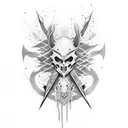 espada tattoo design idea