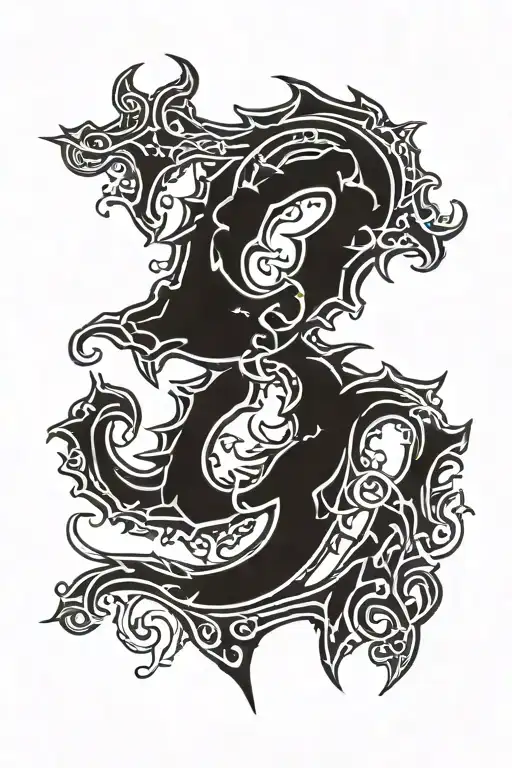 skyrim logo tattoo design idea