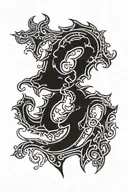 skyrim logo tattoo design idea