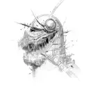 Metro 2033 tattoo design idea