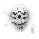 Metro 2033 tattoo design idea