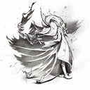 magic trick tattoo design idea